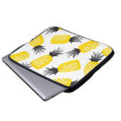 Ananas Textur, Vintages Sommermuster. Laptopschutzhülle (Vorne Knopf)