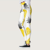 Ananas Textur, Vintages Sommermuster. Leggings (Links)