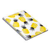 Ananas Textur, Vintages Sommermuster. Notizblock (Rechte Seite)