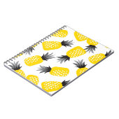 Ananas Textur, Vintages Sommermuster. Notizblock (Linke Seite)