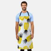 Ananas Textur, Vintages Sommermuster. Schürze (Getragen)