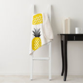 Ananas Textur, Vintages Sommermuster. Sherpadecke (Beispiel)