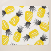 Ananas Textur, Vintages Sommermuster. Sherpadecke (Vorderseite (Horizontal))