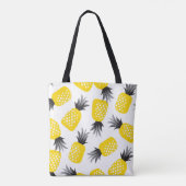 Ananas Textur, Vintages Sommermuster. Tasche (Rückseite)