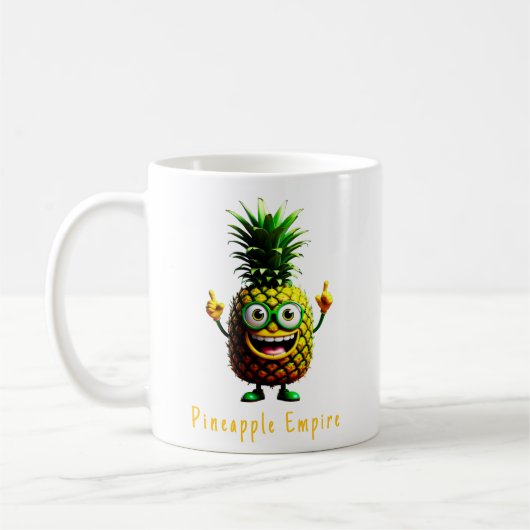Ananas the Adventurer - Ananas Empire Kaffeetasse (Links)