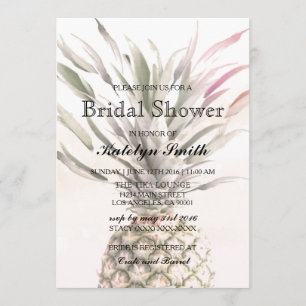 Ananas Thema Bridal Dusche Einladung
