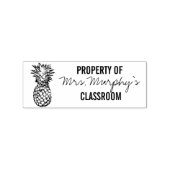 Ananas Thema - Teacher's Rubber Briefmarke Gummistempel (Prägung)