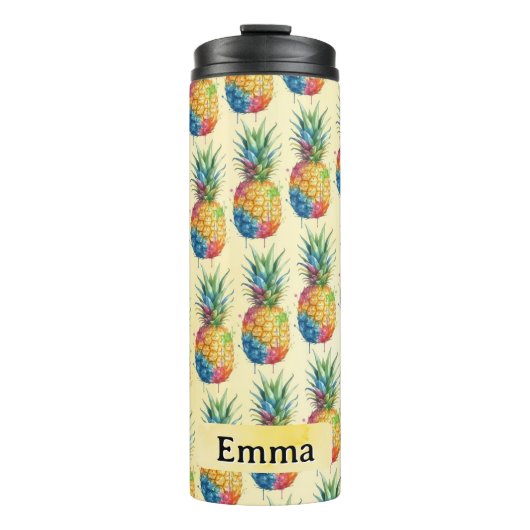 Ananas Thermosbecher (Vorderseite)