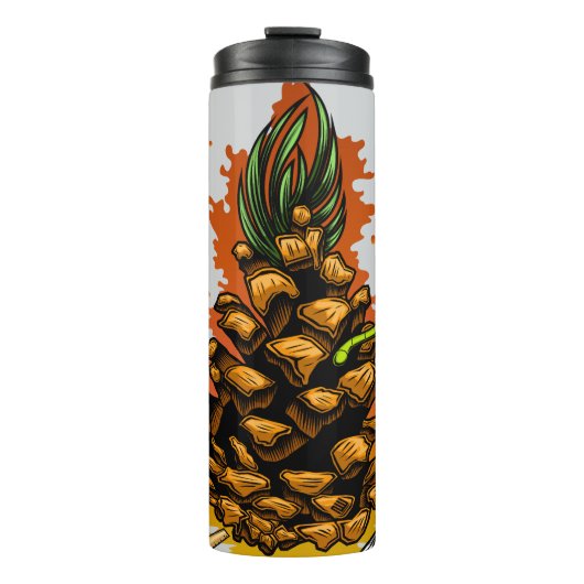 Ananas Thermosbecher (Vorderseite)
