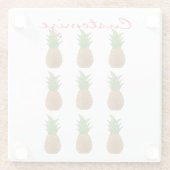 Ananas Thunder_Cove Glasuntersetzer (Rückseite)