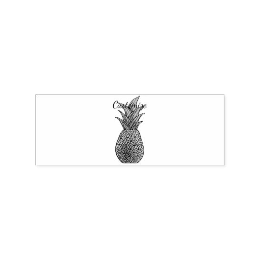 Ananas Thunder_Cove Gummistempel (Prägung)