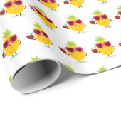 Ananas Tiki Luau Geschenkpapier Wrap Tropical (Rolleneckpunkt)