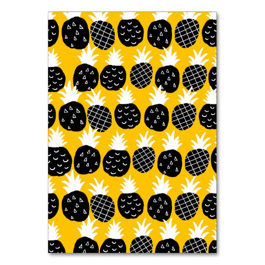 Ananas Tischnummer (Vorderseite)
