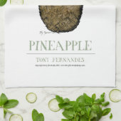 Ananas, tony fernandes küchentuch (Gefaltet)