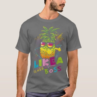 Ananas tragen eine Sonnenbrille, die wie ein Boss  T-Shirt