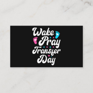 Ananas Transfer Day IVF Embabys Weckte Pray Tran Visitenkarte