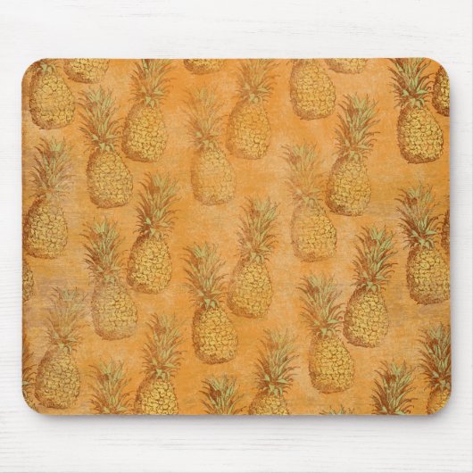 Ananas-Träume Mousepad (Vorne)