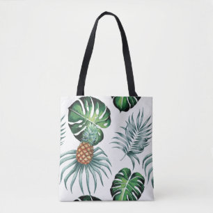 Ananas-Tropen-Watercolor-Dschungel-Palm-Muster Tasche