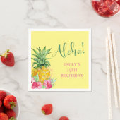 Ananas Tropical Aloha Party Hawaii Geburtstag Serviette (Beispiel)