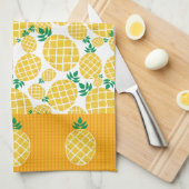Ananas Tropical Citrus Island Summer Fruit Geschirrtuch (Viertel Falte)