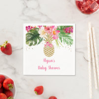 Ananas Tropical Floral Baby Shower