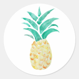 Ananas Tropical Party Stickers