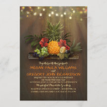 Ananas Tropical String Lights Beach Wedding