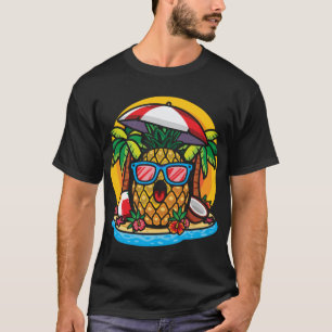 Ananas tropisch-hawaiianischer Ananas Lover Sungla T-Shirt