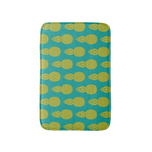 Ananas-tropische Frucht Badematte (Vorderseite Vertikal)