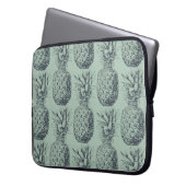 Ananas, tropische Fruchtmuster Laptopschutzhülle (Vorderseite Links)