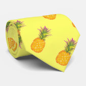 Ananas - tropische gelbe Krawatte (Gerollt)
