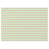 Ananas, tropischer Hibiskus Tischdecke (Vorderseite (Horizontal))