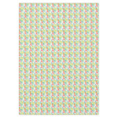 Ananas, tropischer Hibiskus Tischdecke (Vorderseite)