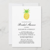 Ananas Tropisches Brautparty Einladung (Vorderseite)