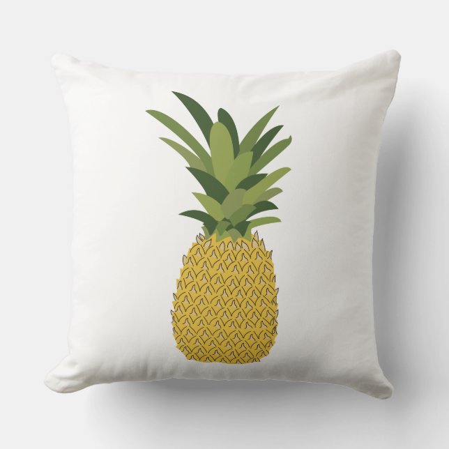 Ananas tropisches Fruchtdesign Kissen (Vorderseite)