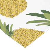 Ananas tropisches Fruchtdesign Kurzer Tischläufer (Ecke)