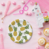 Ananas tropisches Fruchtdesign Pappteller (Party)
