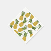 Ananas tropisches Fruchtdesign Serviette (Ecke)