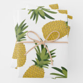 Ananas tropisches Fruchtmuster Geschenkpapier Set (Beispiel)