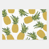 Ananas tropisches Fruchtmuster Geschenkpapier Set (Vorderseite)