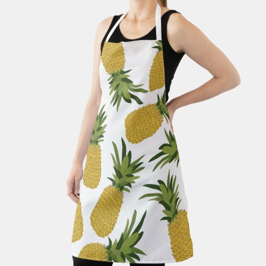 Ananas tropisches Fruchtmuster Schürze (InSitu)