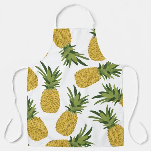 Ananas tropisches Fruchtmuster Schürze (Vorderseite)