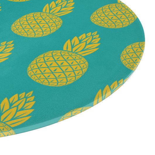 Ananas Tropisches Obst Schneidebrett (Ecke)