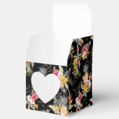 Ananas tropisches Schwarz Geschenkschachtel (Geöffnet)