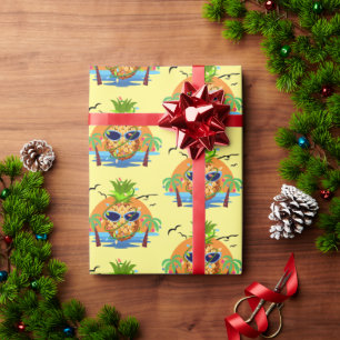 Ananas Tropisches Weihnachtsgeschenk Packpapier
