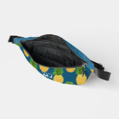 Ananas Türkis Blue Bauchtasche (Offen)