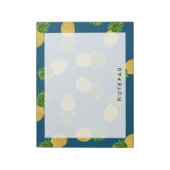 Ananas Türkis Notizblock (Rotiert)