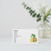 Ananas-Typ Visitenkarte (Stehend Vorderseite)