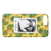 Ananas u. Blätter | addiert Ihr Foto u. nennt Case-Mate iPhone Hülle (Rückseite (Horizontal))