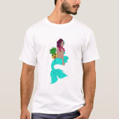 Ananas u. Meerjungfrau T-Shirt (Vorderseite)